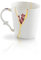 Seletti Kintsugi Mug Tasse aus Porzellan und 24 Karat Gold mod.3