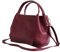 AmbraModa Damen handtasche Henkeltasche Schultertasche aus Echtleder GL023 (Bordeaux)