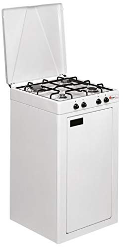 Parker Fornello Cucina a Gas Gpl 4 Fuochi con Valvola di Sicurezza con Mobile Portabombola Made in Italy - 541S