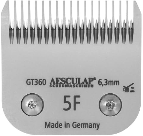 Kerbl GT360 SnapOn Aesculap Scherköpfe, 5F Scherkopf, 6.3mm Schnittlänge