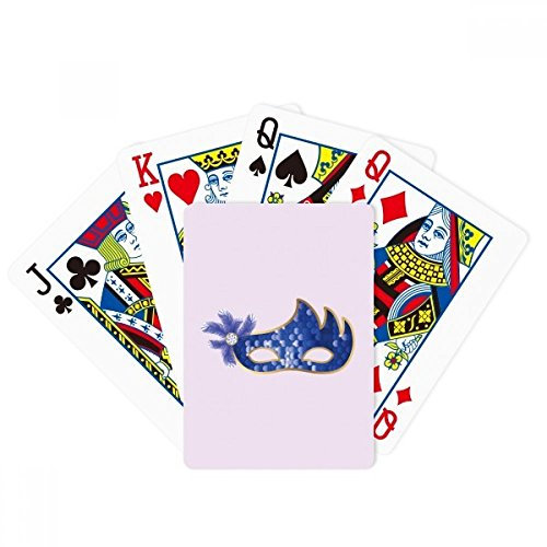Blue Head Happy Carnival of Venice Poker Playing Magic Card Fun Brettspiel