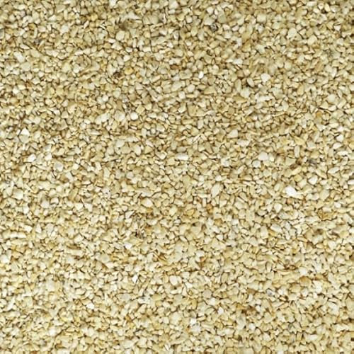 naninoa PERLKIES (Bunter grobkörniger Dekosand, Farbsand) 5 kg farbige kleine Steine. Farbe: Creme