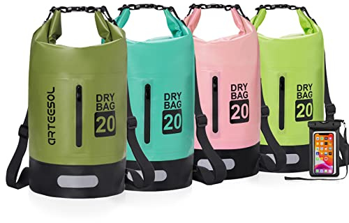 Blackace arteesol Dry Bag - 5L 10L 20L 30L Waterproof trockener Beutel/Sack wasserdichte Tasche mit Langem justierbarem Bügel für Kayaking Boots-Ausflug Kanu/Fischen/Rafting/Schwimmen/Snowboarding