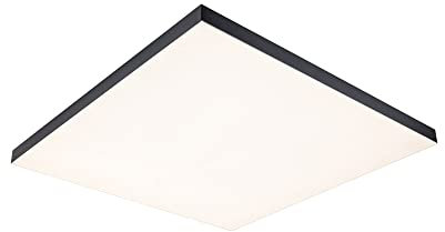 Paulmann 79909 LED Panel Velora Rainbow eckig incl. 1x31 W dimmbar dynamicRGBW Farbsteuerung Schwarz Metall Deckenleuchte 3000 K