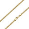 SchmuckForever Vergoldete 2,2mm Königskette 925 Silber massiv - Länge Wählbar - Vergoldet - Collier Halskette oder Armband (19)