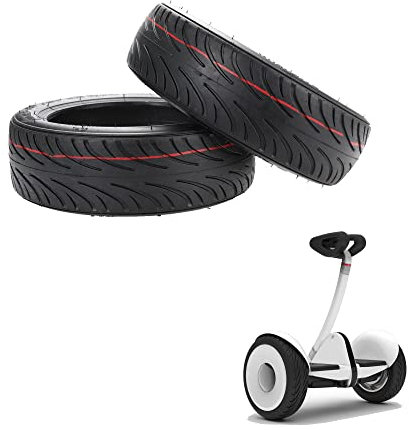 Fututech 10 Zoll 10 x 3.0-6.5 70/65-6.5 Tubeless-Reifen für Segway Ninebot Hoverboard Reifen Vakuum für Auto, elektrisch, explosionsgeschützt, stoßfest (2 Reifen)