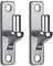 Insaga Gate Hinge, 2pcs Heavy Duty Hook on Plate Hinge (116 x 25mm) 16mm Pin Hanger Stainless Steel Metal Garden Gate Hardware for Farm Gate/Field Gate/Wooden Fence Hook and Band Hinge, Flat