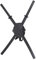 Set mit Zwei Katanas mit Rucksack S5026 von Deadpool, inoffizielle Replik, 104 cm Stahlklinge, Schwarze Scheide, schwarzer Griff.