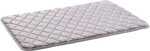 Flamingo Kissen Weimar Rechteckig Grau – M | A: 85,5 cm, B: 51 cm, C: 2 cm, Luxuriös, Zart, Hochwertige Verarbeitung, Modisches Design – Auch für Drahtkäfige Geeignet!