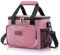 Lifewit 9L Kühltasche klein unterwegs, Isolierte Cooler Bag Lunchtasche faltbar für Herren und Damen, wasserdichte Thermotasche Umhänge für Essen, Bier, Medikamente, Arbeit, Strand, Reise, Rosa