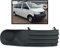 ROBUST GITTERBLENDE STOSSSTANGE NEBELSCHEINWERFER LINKS FÜR VW TRANSPORTER T5 (03-09) - Schwarz - Kunststoff - Van - Automobil-Zubehörteil - Grille - Fahrzeuggitter