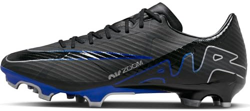 Nike Men's Zoom Mercurial Vapor 15 A Sneaker, Black Chrome Hyper Royal, 3 UK