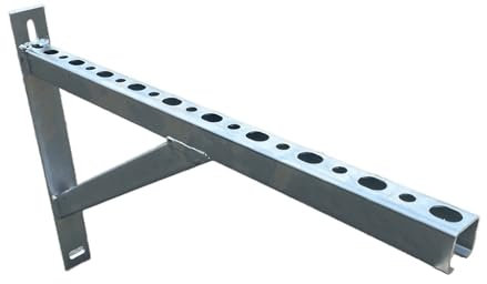 Wandausleger Wandträger Schwerlastträger Träger Schienenkonsole, Auslegerkonsole, Regalbodenträger, verzinktem Stahl, 400-900 mm (Festigkeit 95 bis 190 kg) (600 mm)