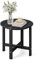 GIANTEX Balkontisch Gartentisch Klein, Garten Beistelltisch Wetterfest, Balkon Beistelltisch aus UV-beständigem HDPE, Patio Tisch bis 100 kg tragbar, Kleiner Tisch Outdoor 46x46x46 cm