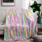 HZVRTN Kuscheldecke Kinder Einhorn/Dinosaurier/Weltraum Decke, kuscheldecke leuchtet im Dunkeln, warme Decke Flauschige Geschenke für Jungs mädchen Sofa Kinderdecke (Einhorn F, 130x150cm)