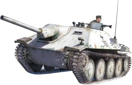 TAKOM TAK2181 1:35 Jagdpanzer 38(t) Command Version with Winterketten & Full Interior Modellbau Plastikbausatz