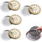 Support Bobine Moustique, 4 Pièces Acier Inoxydable Boîte à Spirales Anti-Moustiques, Spirale Anti Moustique Rond Brûleur D'encens, pour Maison, Jardin, Camping, Les Voyages