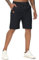 YuKaiChen Men's Shorts Classic Fit Twill Summers Casual Shorts with Zip Pockets Size 40 Black