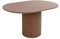 sweeek - Table Basse oblongue Effet Bois sculpté 90cm. Couleur Noyer
