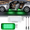 POPMOTORZ 2 Stücke LED Autotür Lichter, LED Innenbeleuchtung Autotür Beleuchtung für A-udi A2/A3 8P/A4 B5/A4 B6/A4 B7/A4 B8/A5 S5/A6 C5/S6 C5/A7 5D/A8 4D/RS4/RS6/TT/TTS, Grün