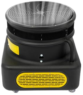 Puppentänzer Gebläse 750W, 2800rpm Luftgebläse für aufblasbare Tänzer Turbolüfter mit Räder Radialgebläse Druckgebläse Druckventilator (schwarz)