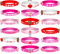 NEBURORA 24 pezzi Braccialetti di gomma per San Valentino sfusi 6 stili Braccialetti in silicone per San Valentino Braccialetti rosa per bomboniere Fornitura di sacchetti regalo