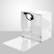 Dioche Metal Mini Tower Computer Chassis, Small Computer Case Plexiglass Shell PC Case Desktop ITX Motherboard 210mm (White)