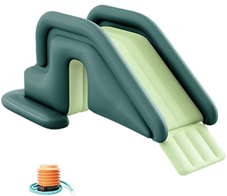 Scivolo per Acqua Gonfiabile, Compatta Slima per Acqua di Arrampicata Gonfiabile Parco Estate Estate per Bambini (B)