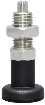 Manopola di bloccaggio in acciaio inox e facile da usare manopola di ritorno a molla stantuffo vite a filettatura fine per precisione