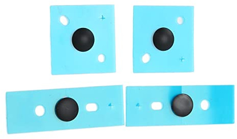 Srliya Laptop Feet Dot Laptop Laptop Bottom Case Feet Anti Slip Round Dot Accurate Size Durable Laptop Foot Pads for Surface 3 4 5 Replacement (Black)
