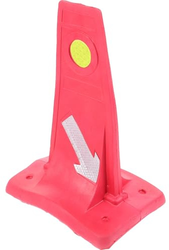 Veemoon Cône de Déviation Routière Panneau d'Avertissement Réfléchissant pour Guidage de Véhicules en Extérieur, Adapté aux Zones de Garage et Circulation Automobile