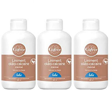 LOT 3 Gifrer Bébé Liniment Oléo-calcaire 3x500ml Stabilisé