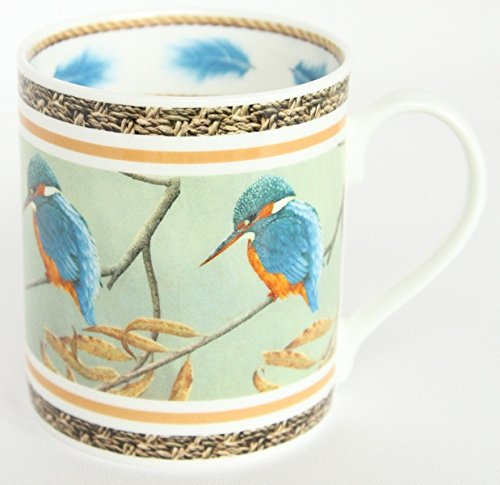 Mug - Kingfisher, Fine Bone China by Wildlife Artist Robert E Fuller
