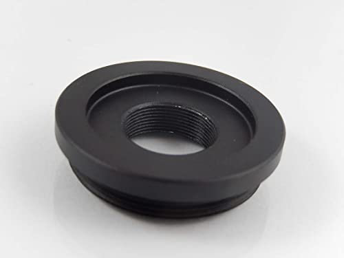 vhbw Adapter Konverter Wandler von C/CS-Mount auf M12 kompatibel mit Objektiv, Kamera, DSLR, Foto.