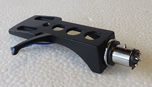 ZXPC Plattenspieler-Kopfgehäuse aus Kunststoff für Technics SL-1200 und andere Plattenspieler mit Cinch-/AUX-Konnektivität, Schwarz