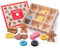 Bigjigs Toys Wooden Box of Biscuits Play Food - 9 Assorted Wooden Play Food Biscuits , Quality Toy Food for Toddlers & Children , Perfect Kids Wooden Kitchen Accessories for Tea Parties