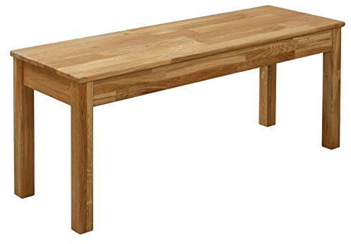 Krok Wood Sitzbank Tomas aus Massivholz (Eiche, 100 x 35 x 45 cm)
