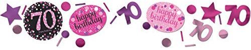1.2Oz 70Th Pink Sparkles Confetti
