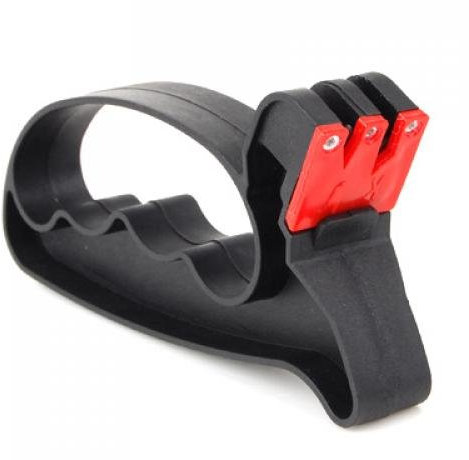 2 en 1 – Afilador Afilador Pr cuchillos tijeras hoja Camping Cusine afilado