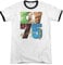 Elvis - Männer Geburtstag 2010 Ringer T-Shirt, XX-Large, White/Black