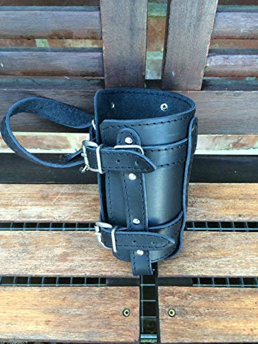 ORLETANOS Support de bouteille côté gauche compatible avec Harley Davidson