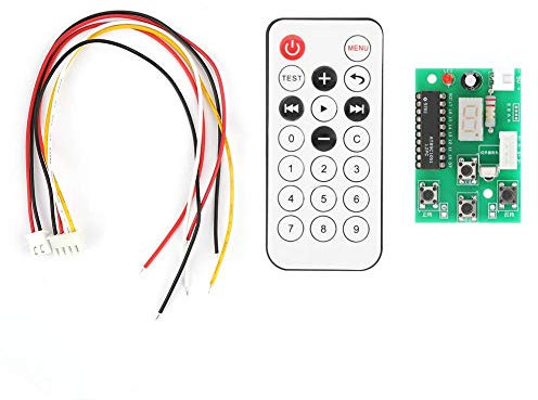 BTIHCEUOT Einstellbare Geschwindigkeit CNC-Schrittmotor Click Pulse Driver Controller Board mit Fernbedienung 2 Phase 4-Draht