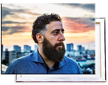 Unified Distribution 4 Blocks - 80x60 cm Kunstdruck auf Leinwand • erstklassige Druckqualität • Dekoration • Wandbild