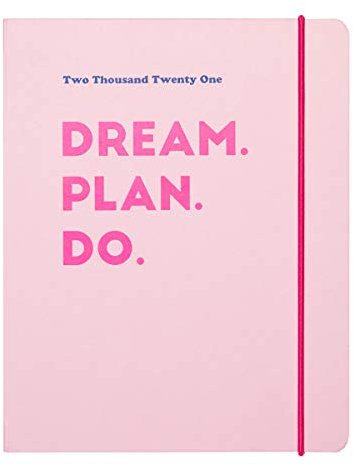 Erik Terminkalender 2021 Rosa - Taschenkalender mit Wochenansicht - Terminplaner