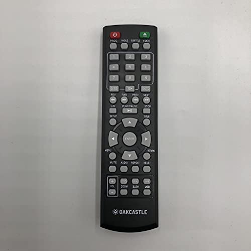 Replacement Remote Control Compatible with Oakcastle DVD100 DVD Player