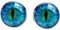 Coole Drachenaugen-Ohrstecker, Grün, Blau, Lila, Rot, Sauron-Augen, Kunst, Foto, Glas, Cabochon, Zeit Edelstein, Ohrringe für Damen und Herren, Geschenke