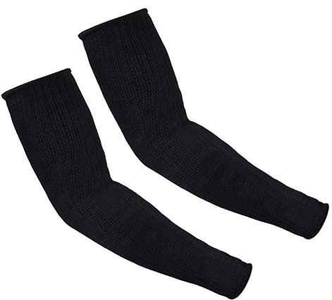 Fdit Manchon de protection des bras, Manchon Manchon de protection des bras, Protection de niveau 5 longs hautement élastiques Manchons anti-coupure, pour la cuisine pour les