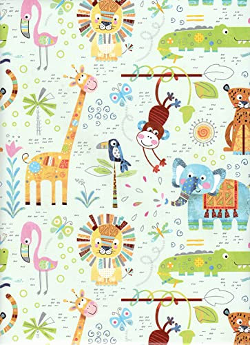 ARKRAFT Geschenkpapier Set 3 Blatt XXL 90 x 65 cm Kunststofffreie Verpackung Papier FSC (18-9172)