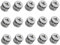 Liummrcy Kits de Connexion Meubles, connecteurs de Meubles en Alliage en Zinc, 15pcs Vis de raccord de Verrouillage à Came Excentrique pour Armoire de Placard de Placard de Placard Meubles Meubles