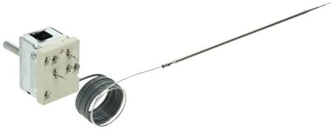 JCSPARES® - Termostato Regolatore Temperatura Manpola 265 Gradi Max per Forno Elettrico Cucina Compatibile con Smeg